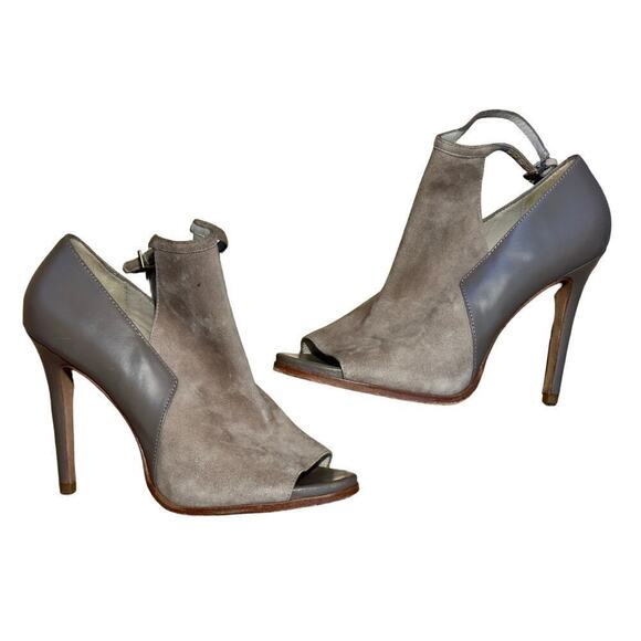 Costume National Peep Toe - Beige Booties - Size 10 - Picture 3 of 9